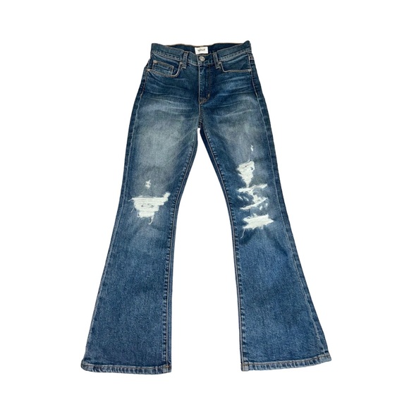 🆕 2/$100 NWOT Hudson Jeans | High Rise Distressed Flare - Picture 6 of 16
